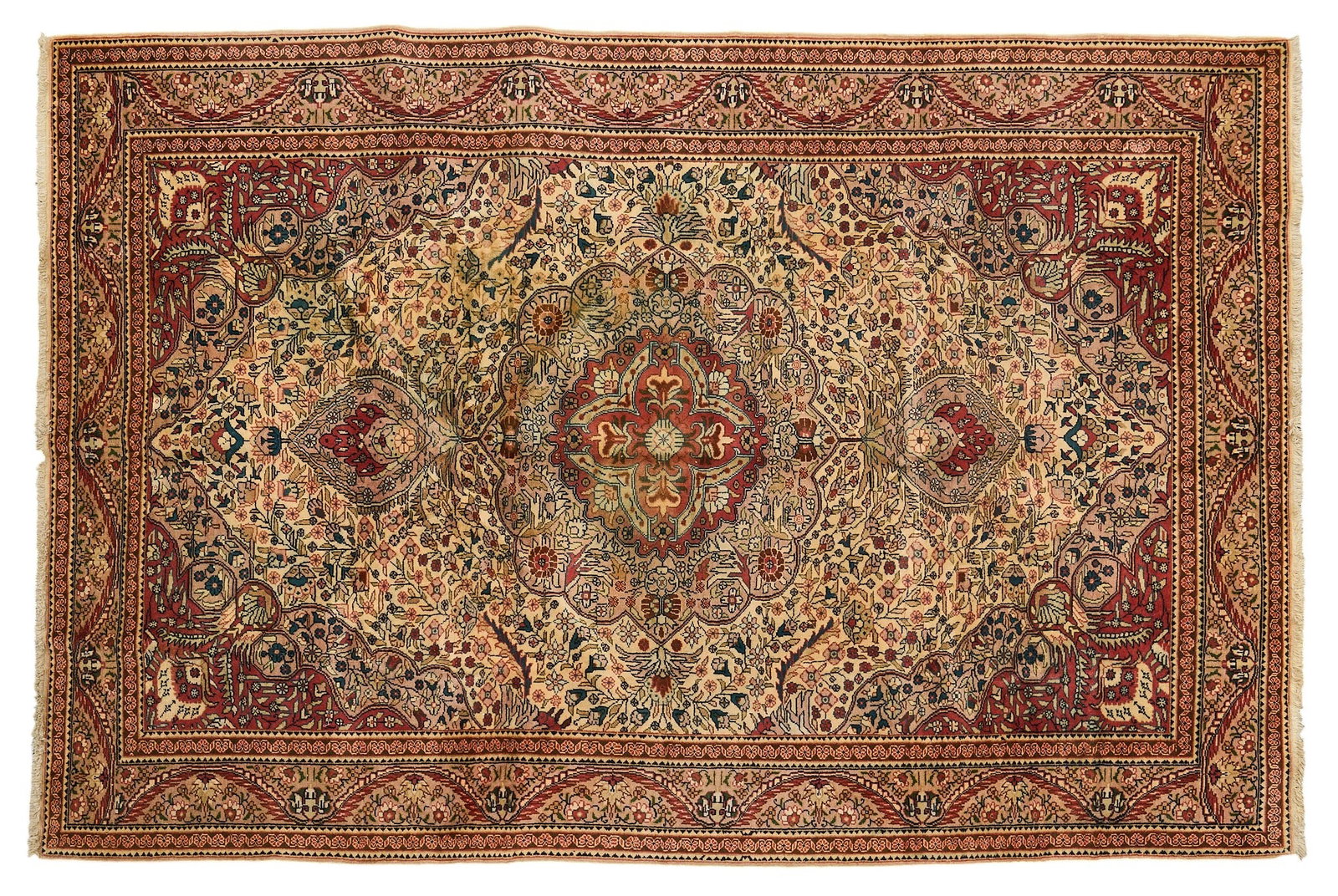 Hand-Knotted Estate Rug, 9 ft. 9 in. x 6 ft. 6 in.: Hand-knotted estate rug 9 ft. 9 in. x 6 ft. 6 in. Provenance: Property from a home in San Antonio, TX