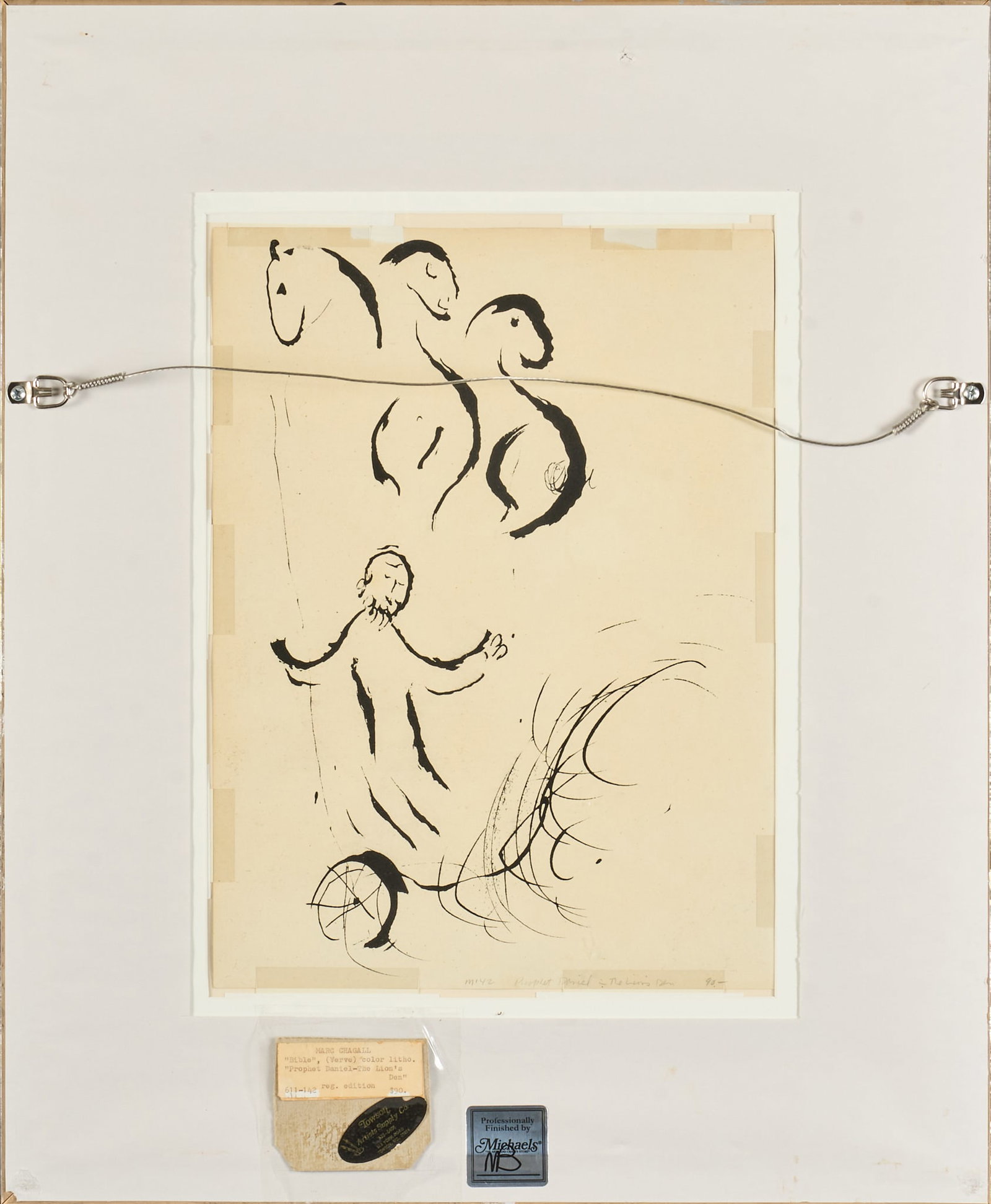 Marc Chagall, Double Sided Lithograph - 5