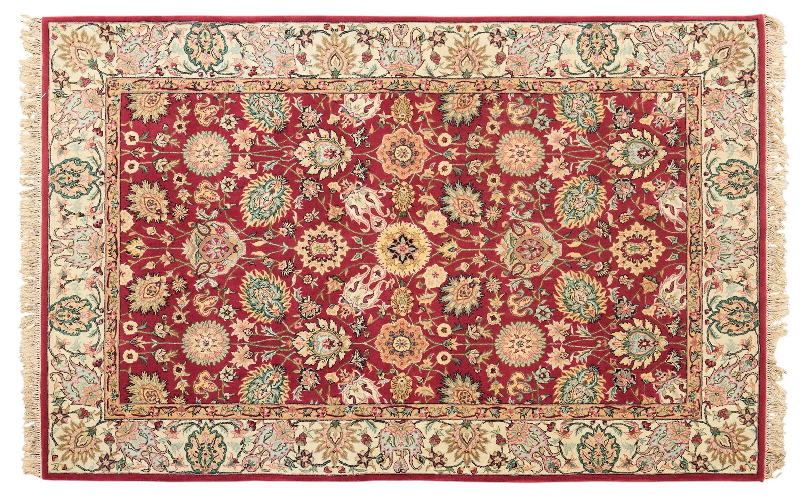 Persian Style Rug, 9 ft. 4 in. x 5 ft. 8 in.: Persian Style Rug 9 ft 4 in. x 5 ft. 8 in. Provenance: Property from the Estate of Robert A. "Bob" Funk Sr. - trailblazing American businessman, philanthropist, and rancher, from