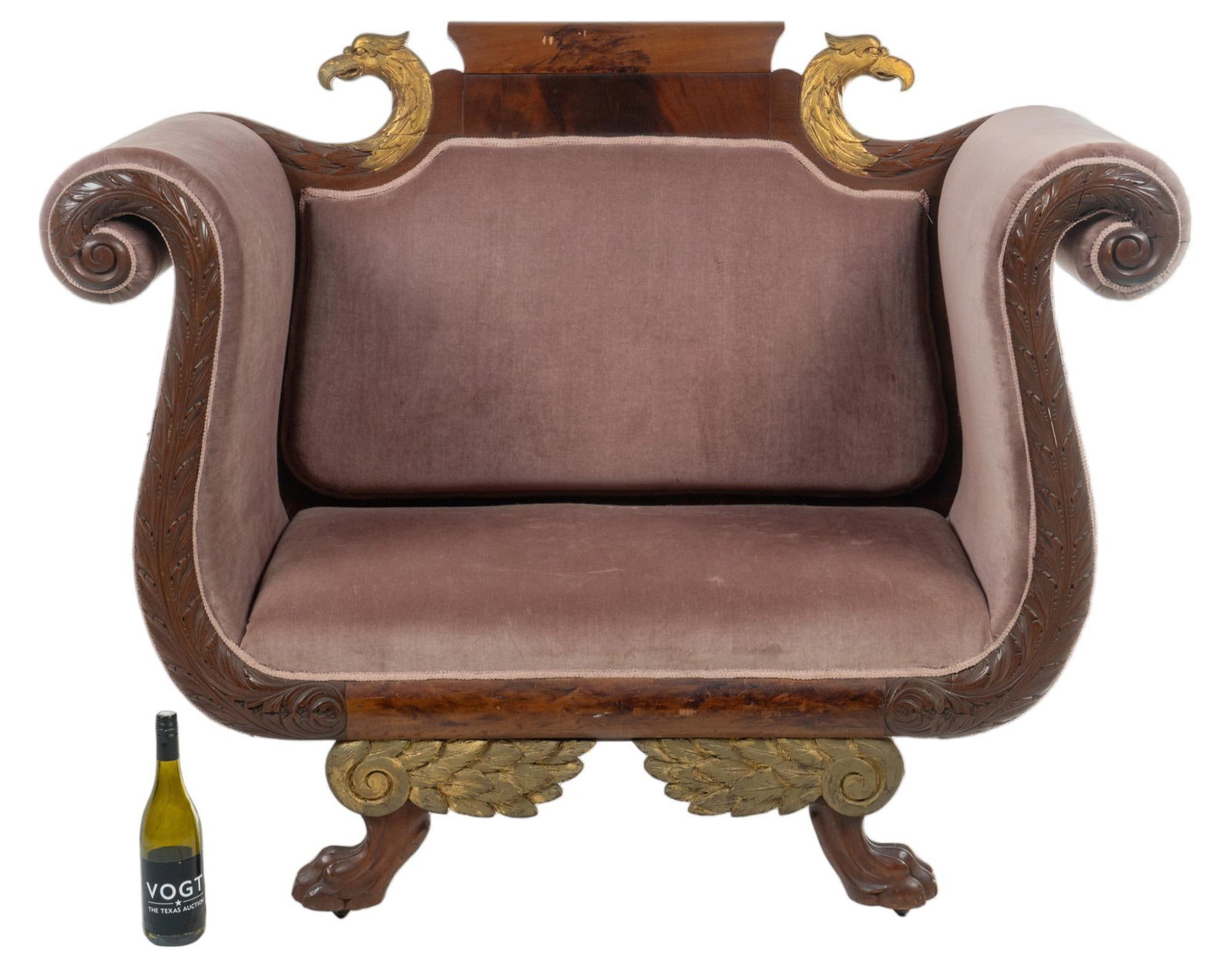 American Empire Settee - 2