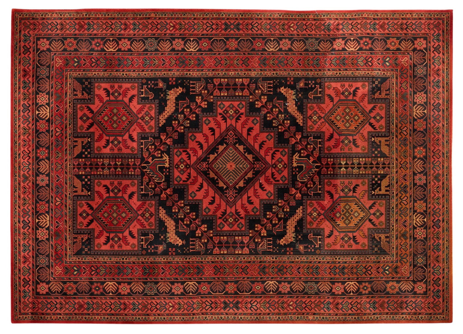 Afghan Rug, 11 ft. 7 in. x 8 ft. 2 in.: Afghan rug 11 ft. 7 in. x 8 ft. 2 in. 