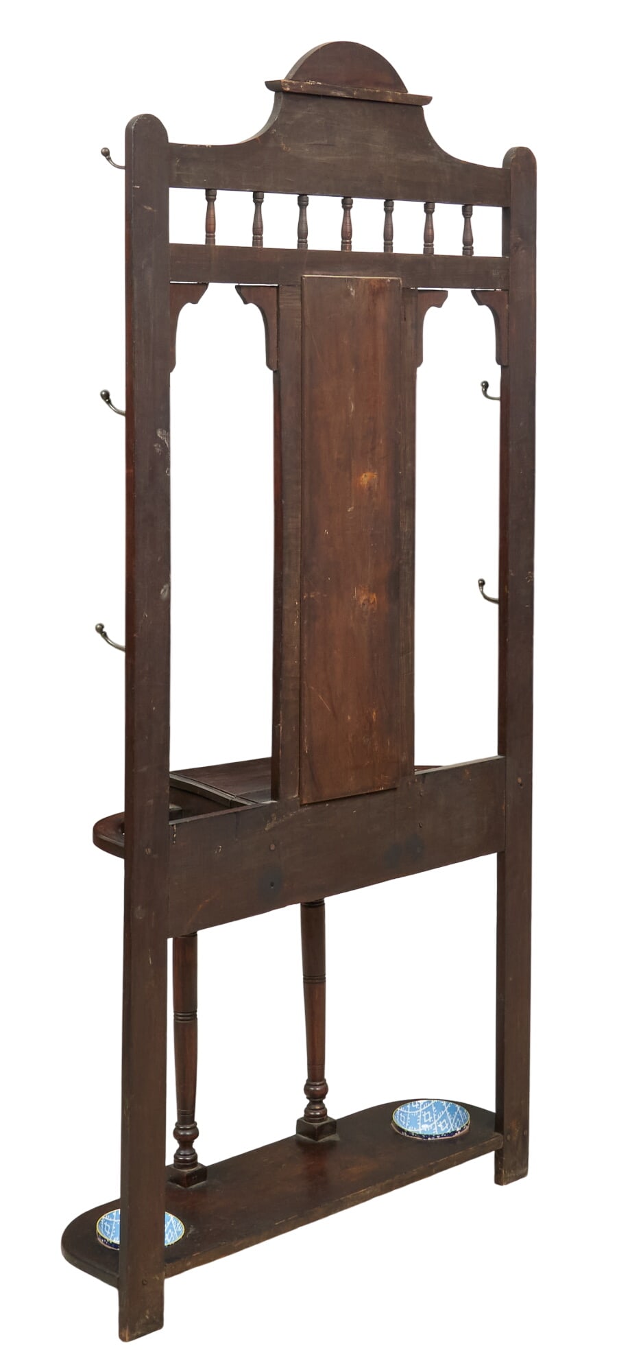 Antique Hall Tree - 4