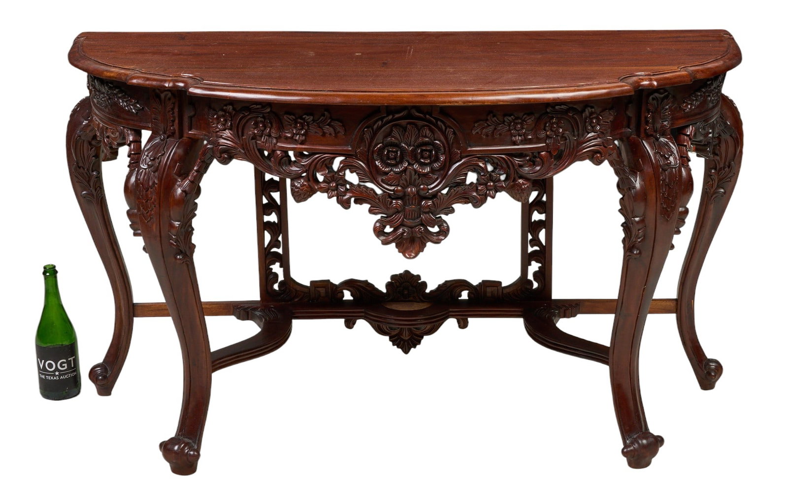 Carved Demlune Table - 2