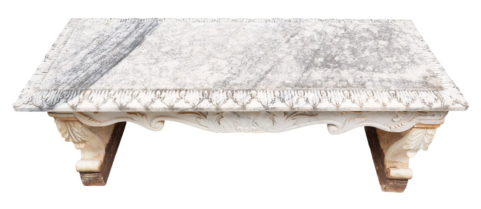Classical Style Stone Bench - 4