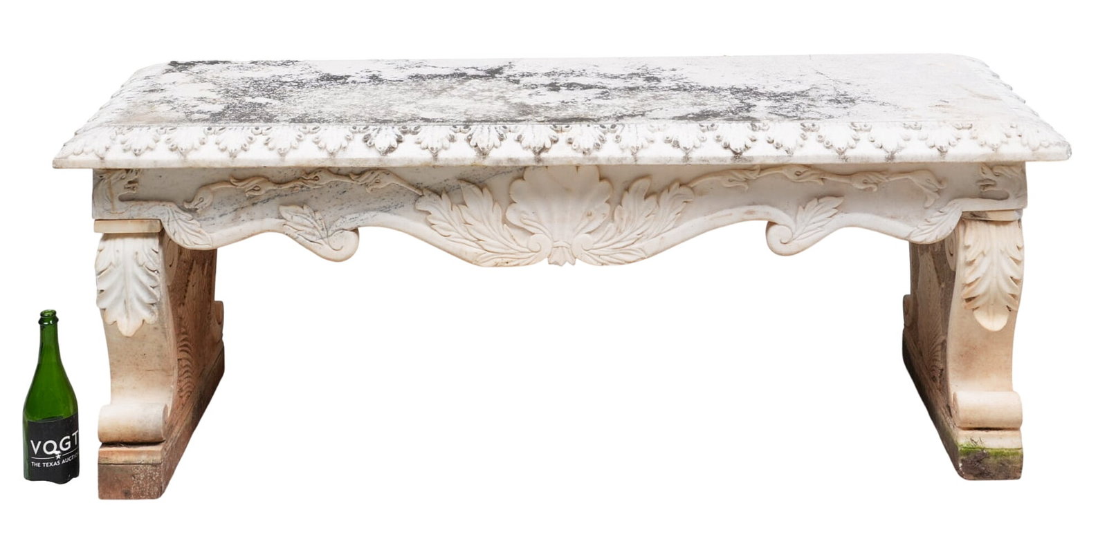 Classical Style Stone Bench - 2