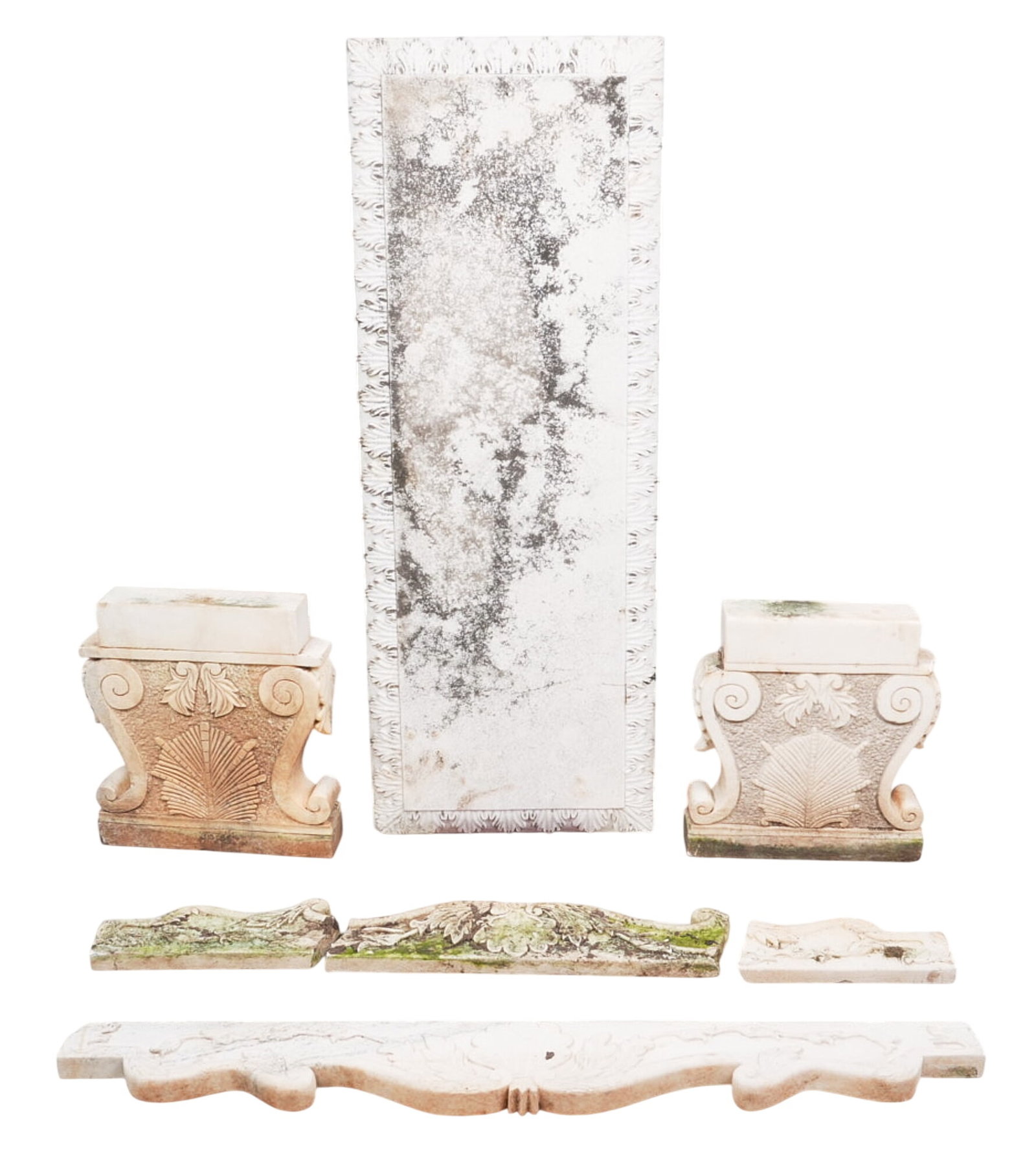 Classical Style Stone Bench - 4