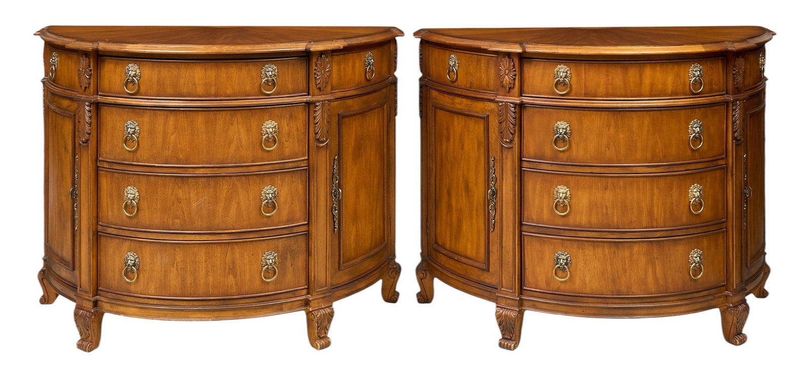 Pair of Demilune Dressers (1 of 5)