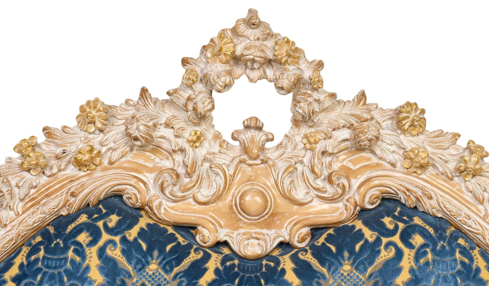 Tufted Blue Headboard - 4