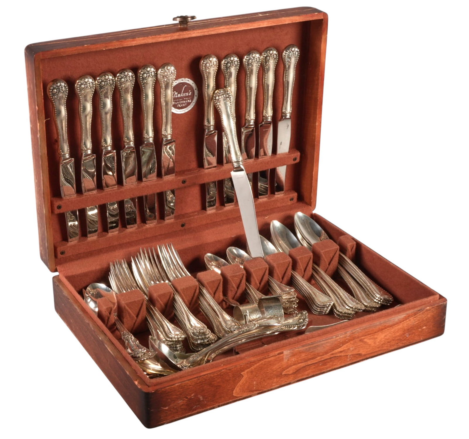 Mixed Sterling 80 pc Partial Flatware Set (1 of 6)