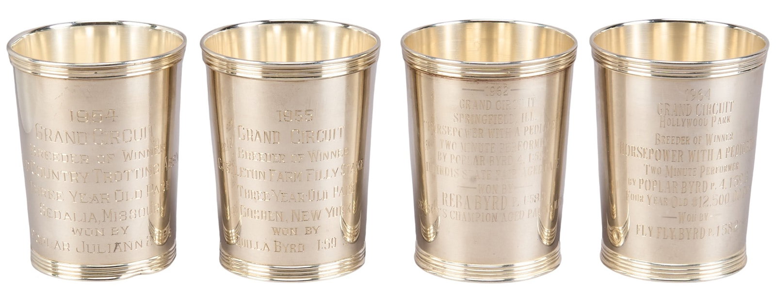 (4) Sterling Silver Mint Julep Cups (1 of 12)