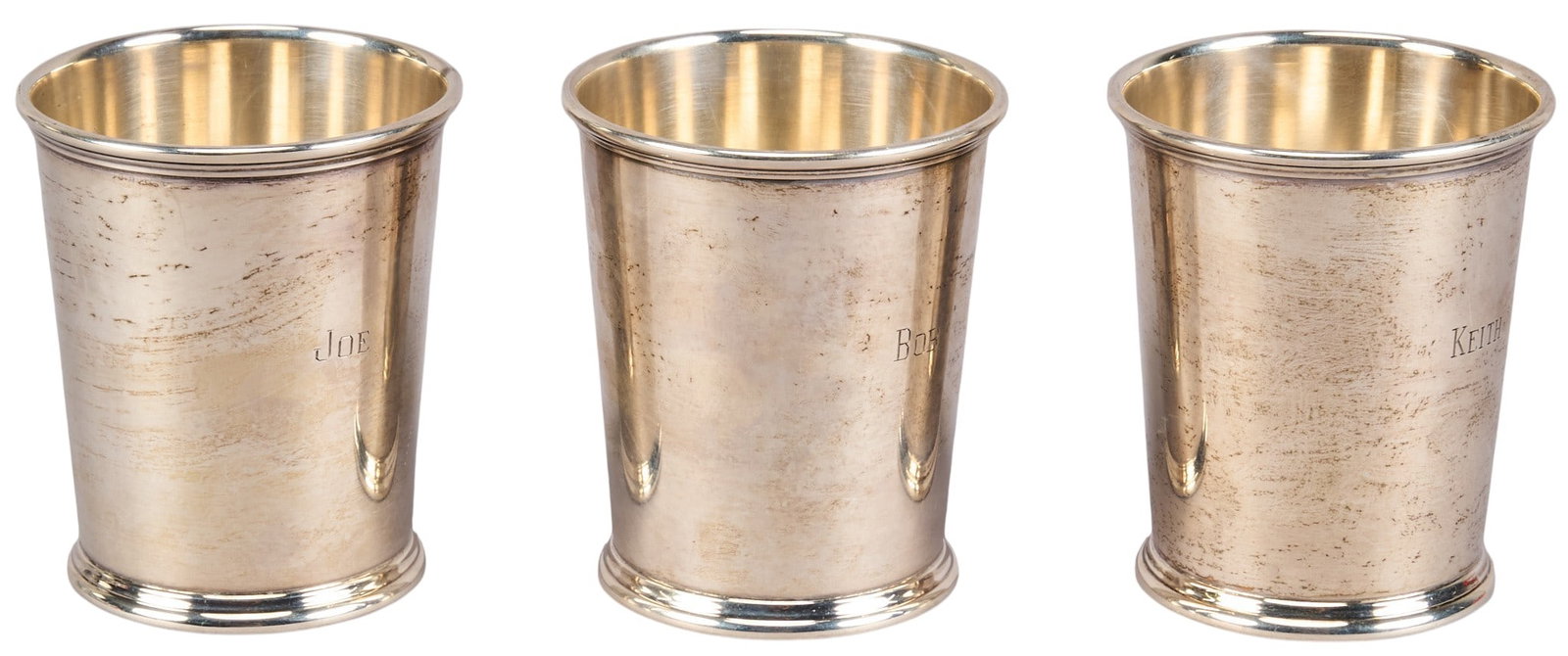 (3) Sterling Silver Mint Julep Cups (1 of 10)