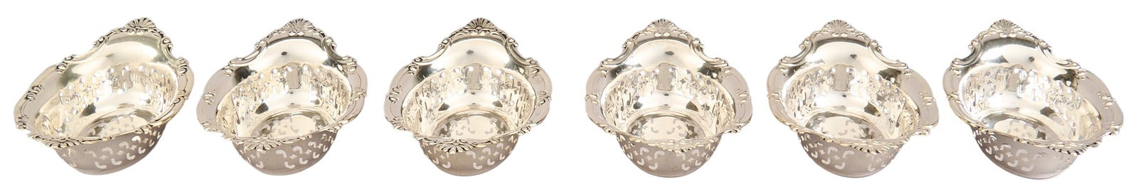 (6) Sterling Silver Nut Dishes (1 of 6)
