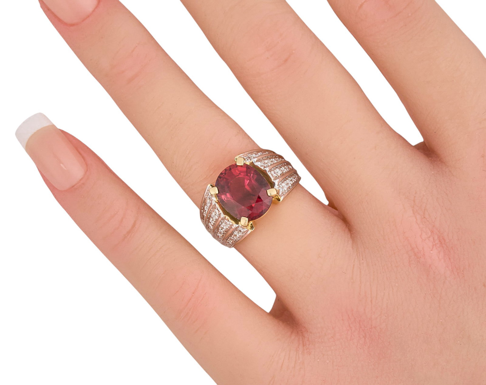 14K Ruby & Diamond Ring - 2