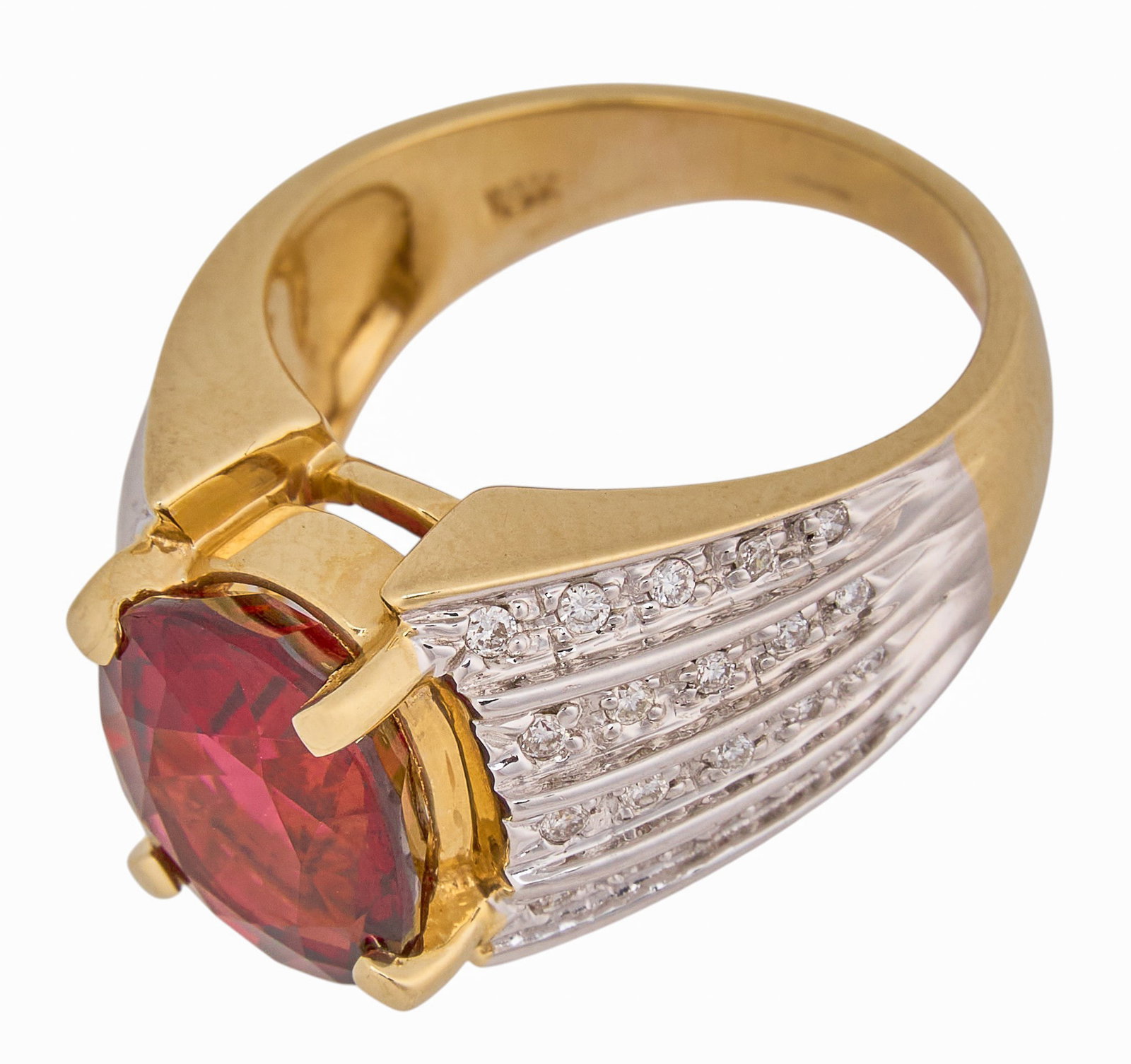 14K Ruby & Diamond Ring - 3