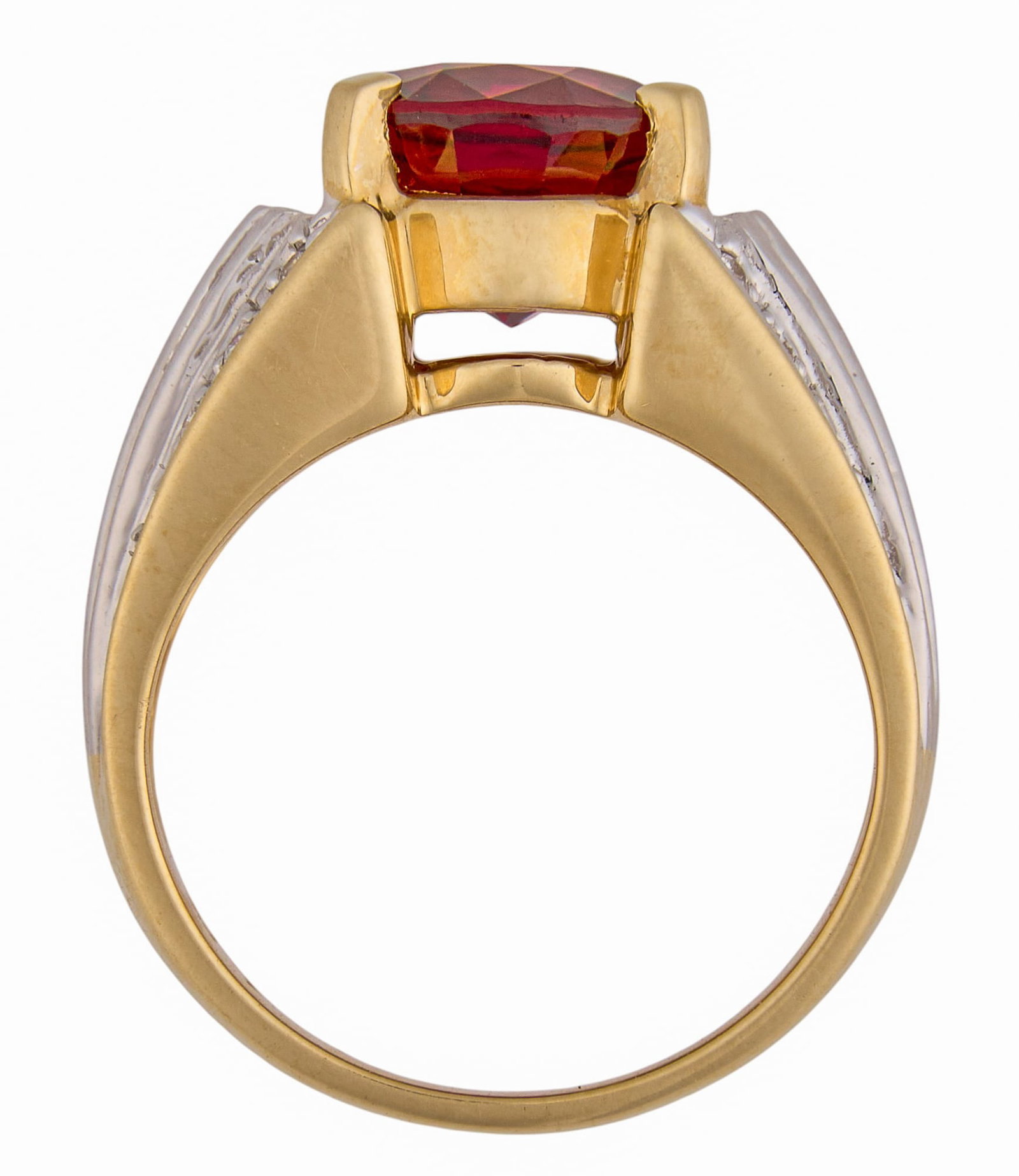 14K Ruby & Diamond Ring - 4