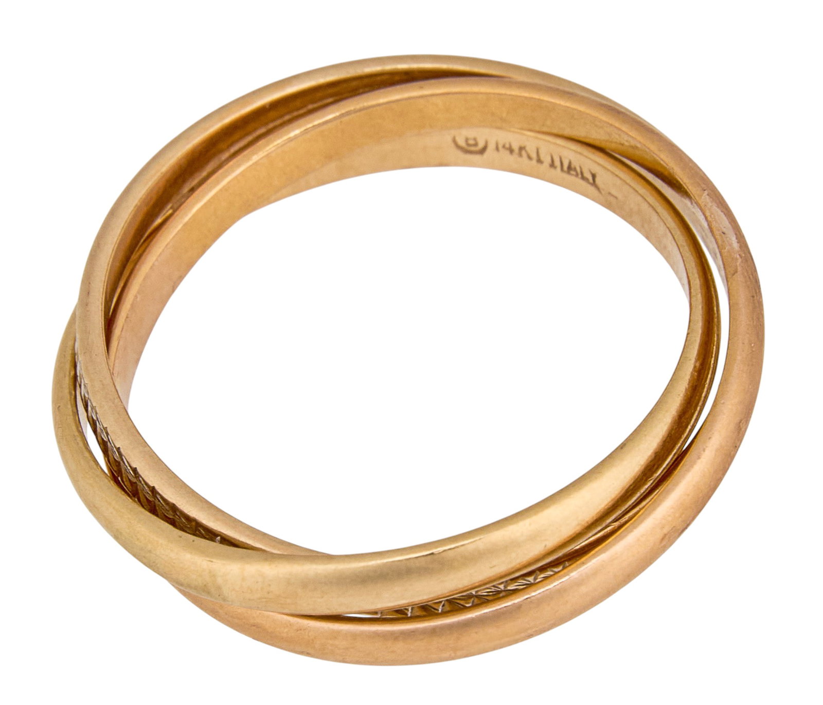 14K Three-Tone Ring - 2