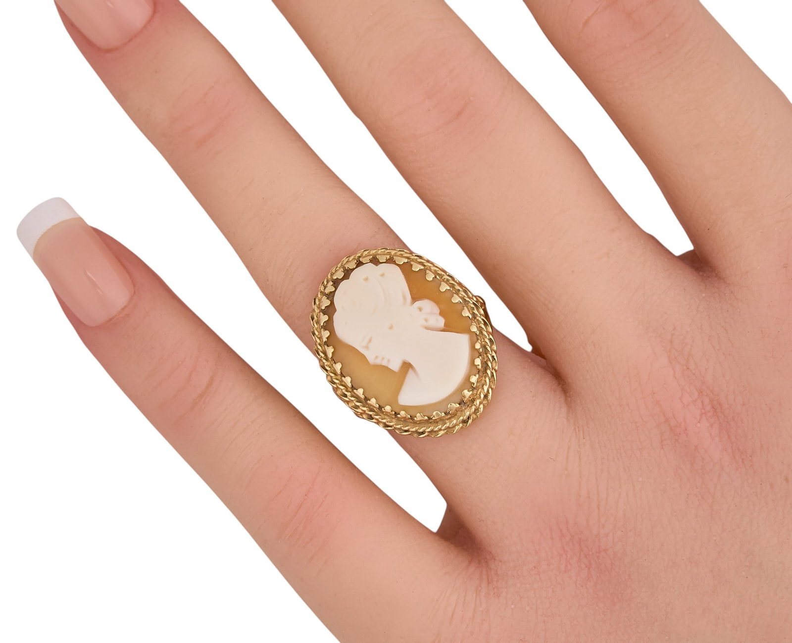 14K Cameo Ring - 2