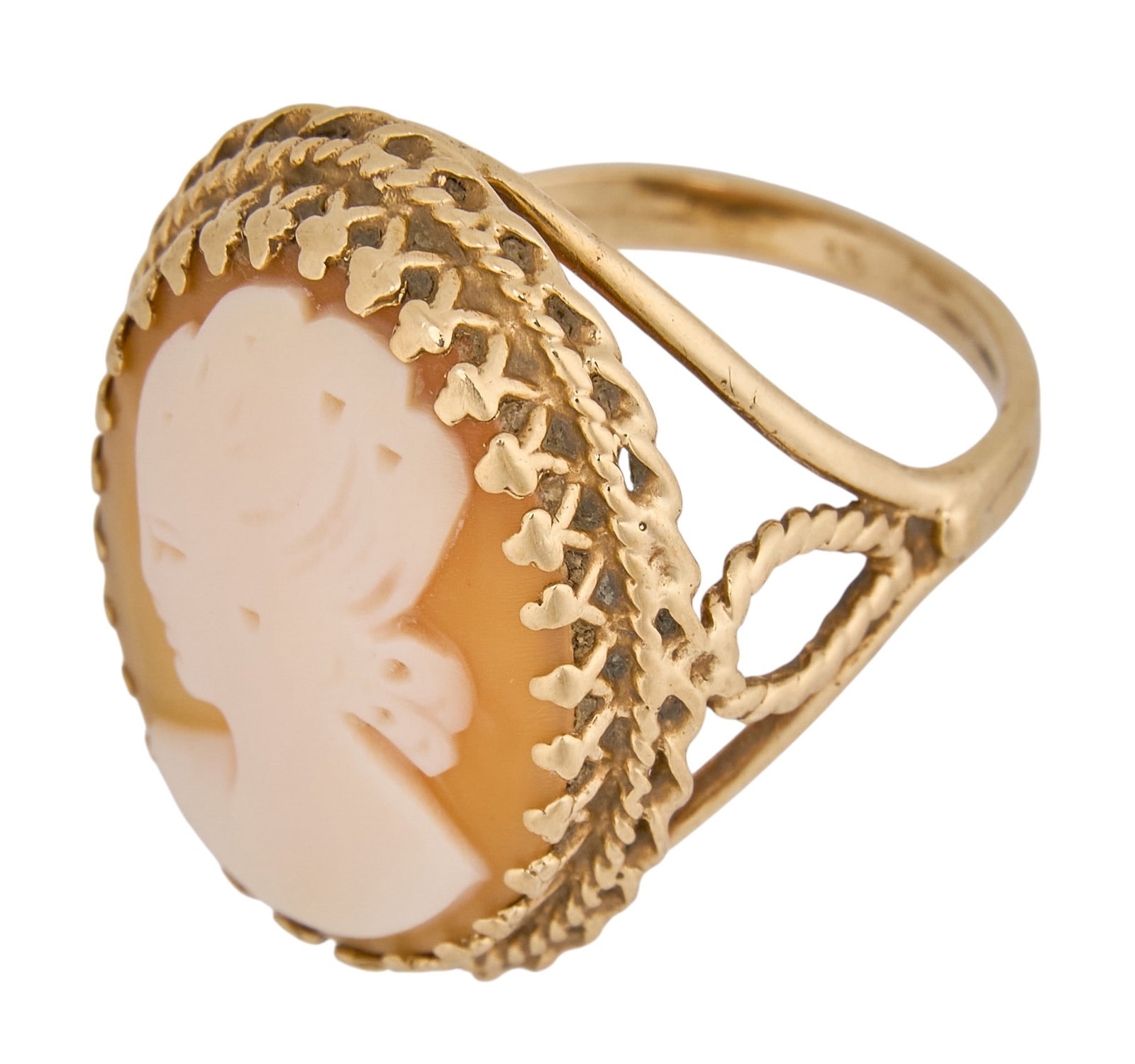14K Cameo Ring - 3