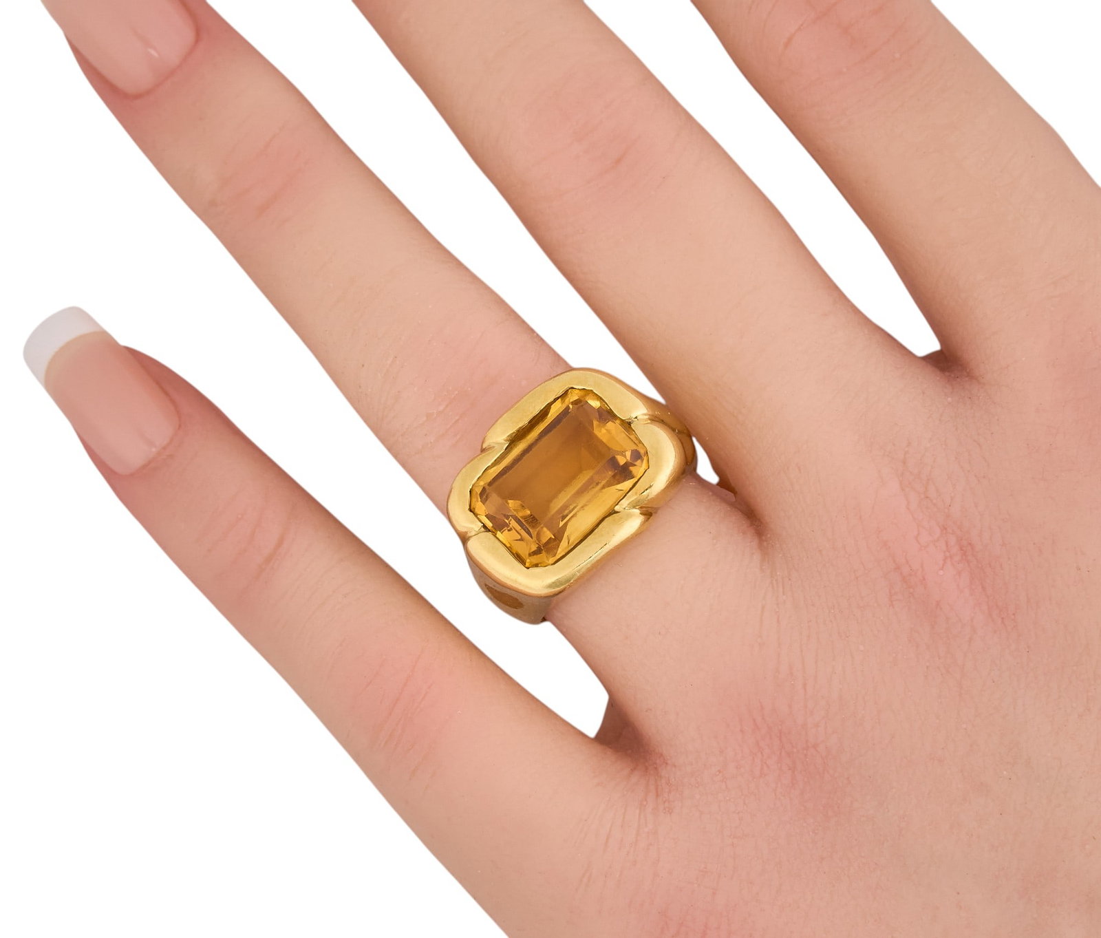 18K Citrine Ring - 2