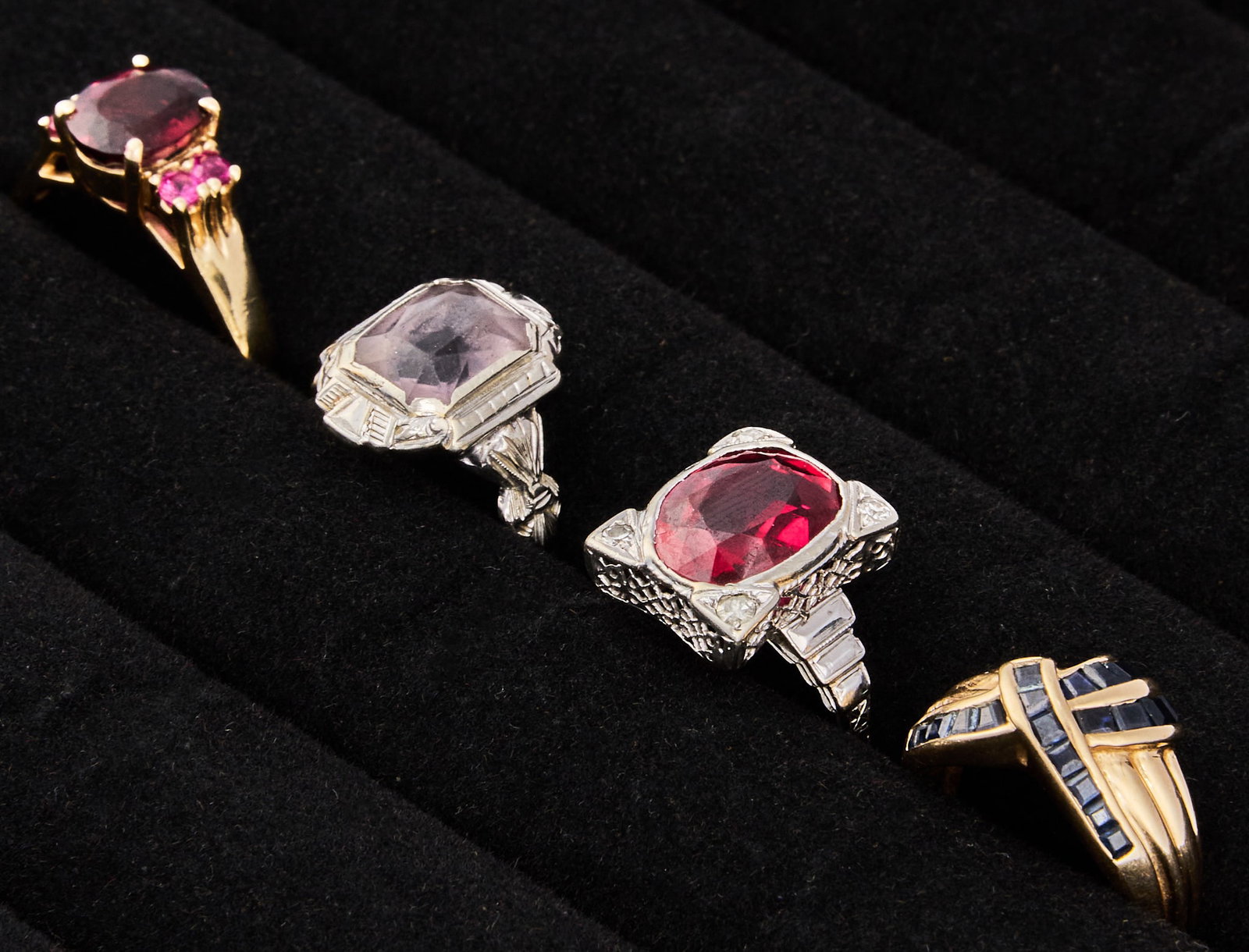 (4) 14K Gemstone Rings (1 of 8)