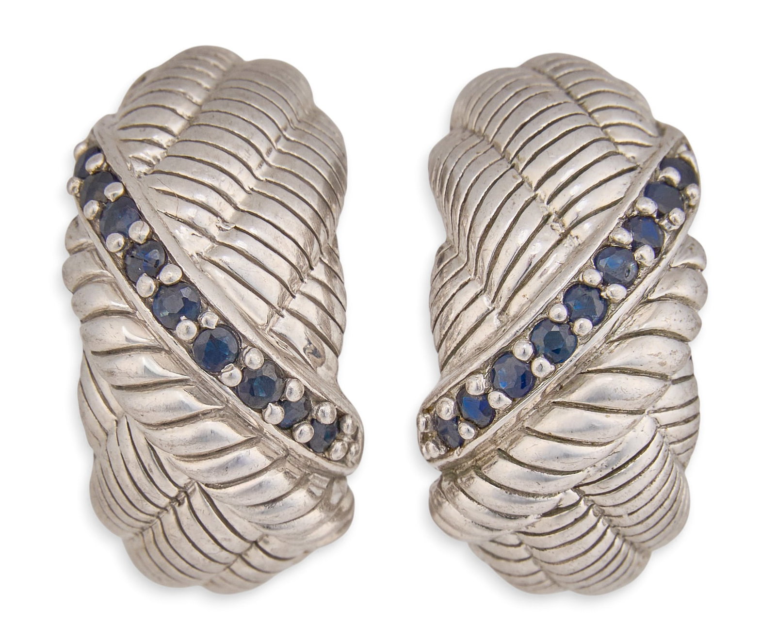 Sterling Judith Ripka Gemstone Earrings (1 of 4)