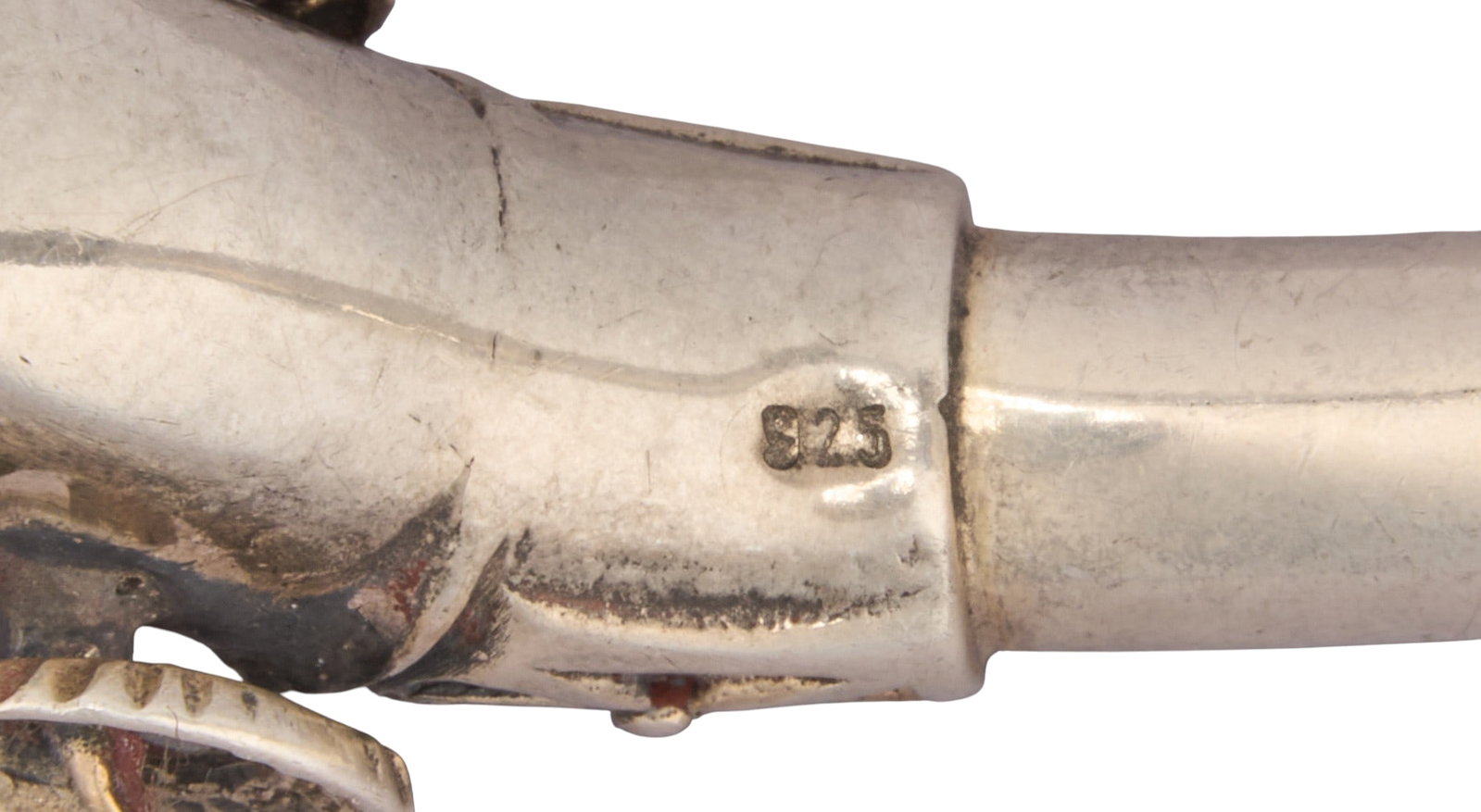 Vintage Ram’s Head Hinged Cuff - 4