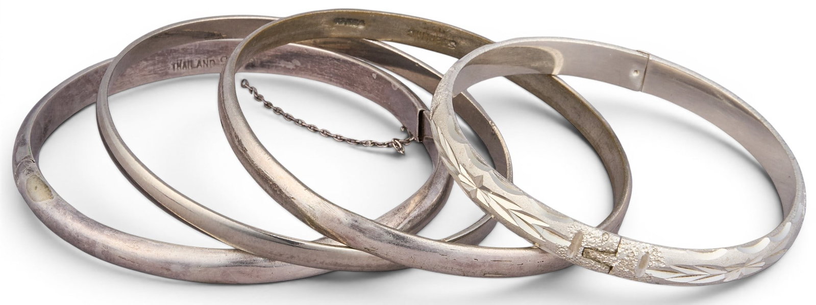 (4) Sterling Silver Bracelets (1 of 8)