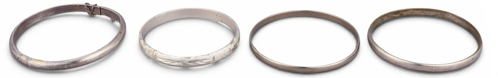 (4) Sterling Silver Bracelets - 8