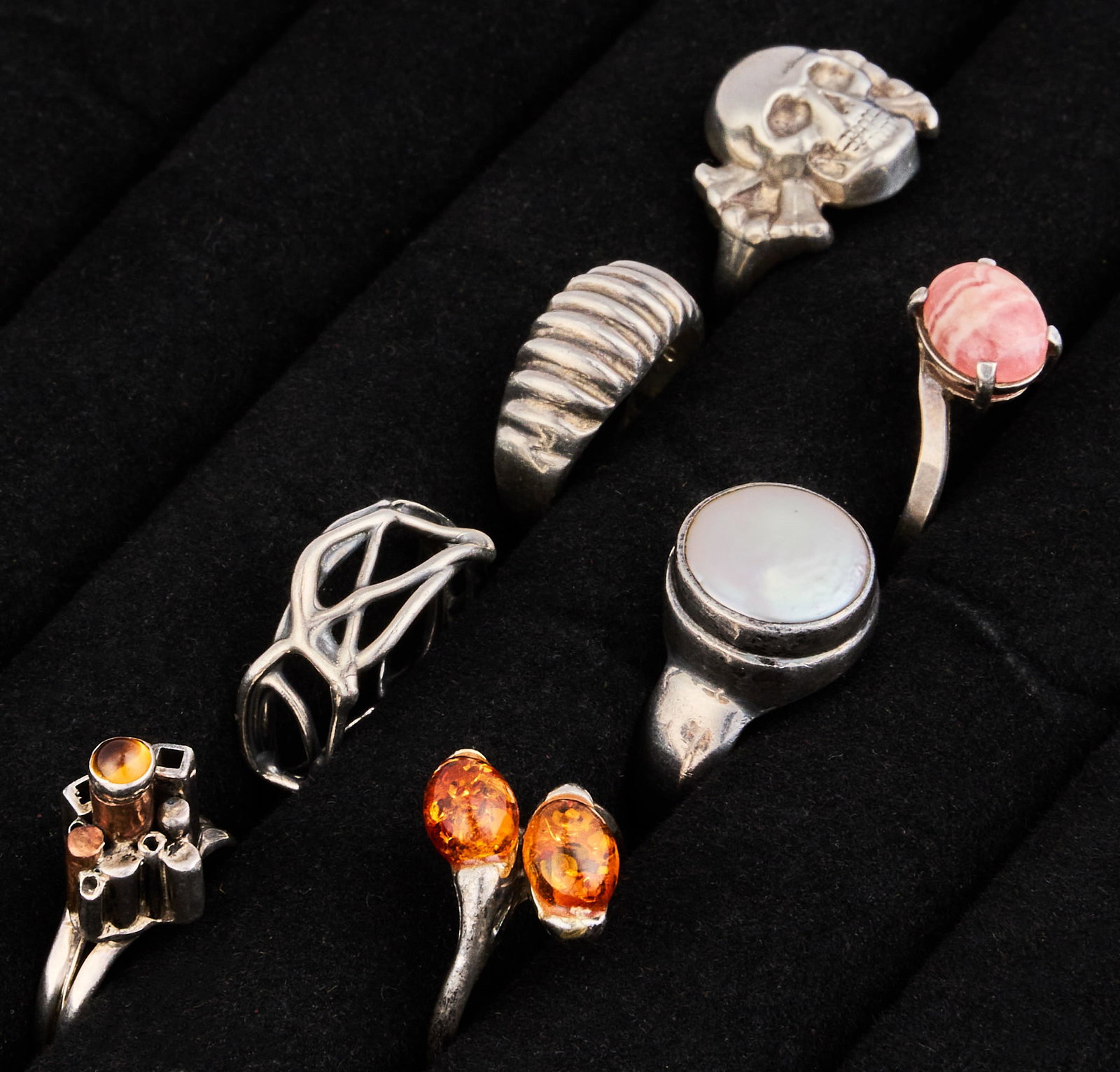 (7) Sterling Silver Rings - 3