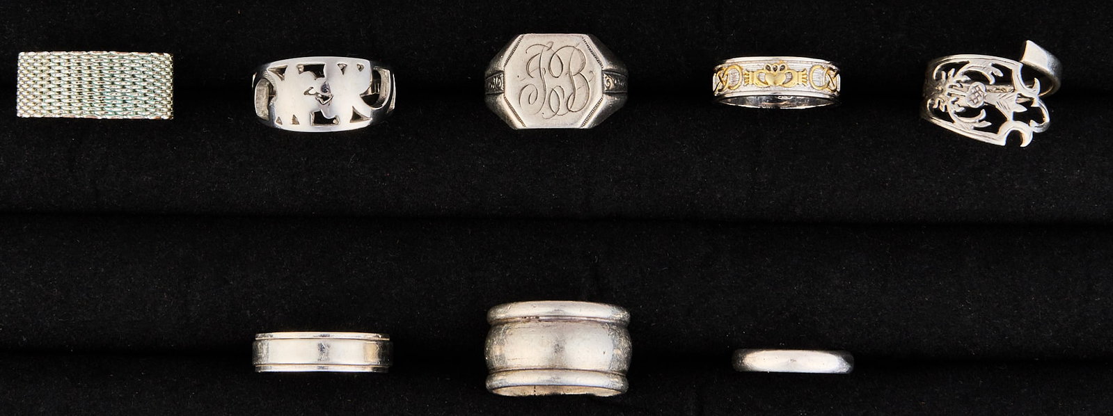 (8) Sterling Silver Rings - 2