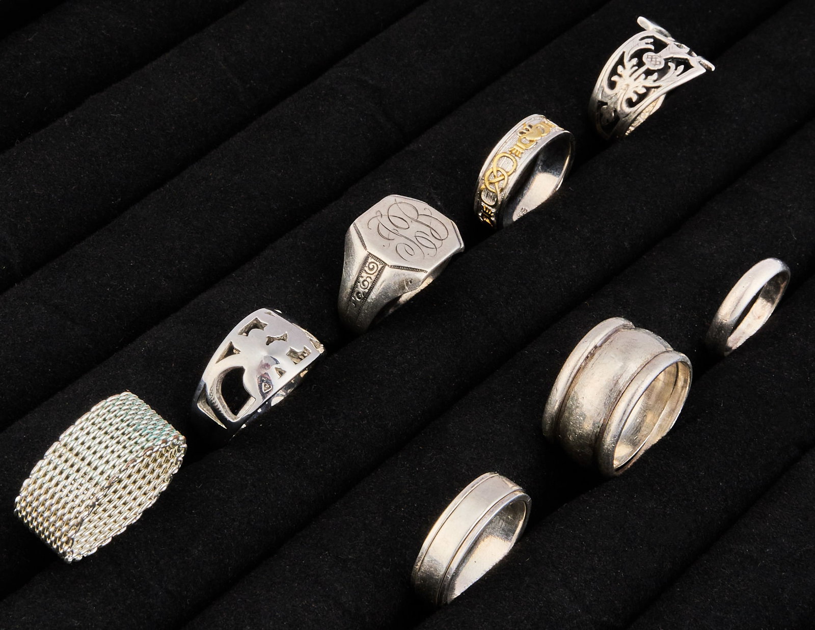 (8) Sterling Silver Rings - 3
