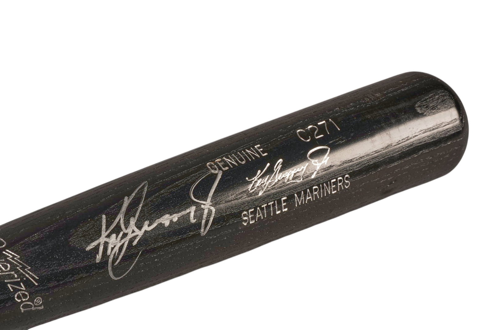Ken Griffey Jr. Signed Baseball Bat - 3