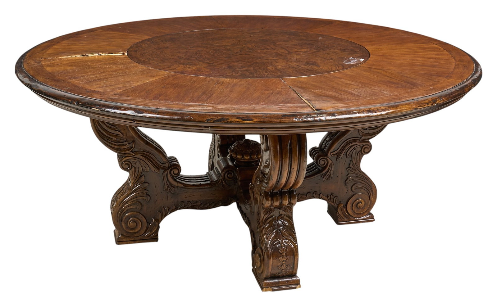 Large Circular Dining Table (1 of 9)