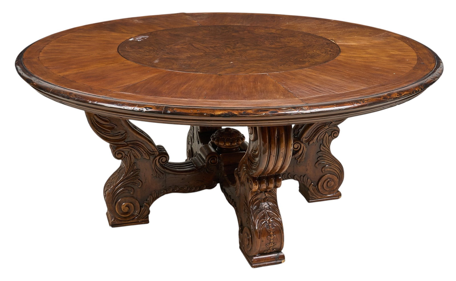 Large Circular Dining Table - 8