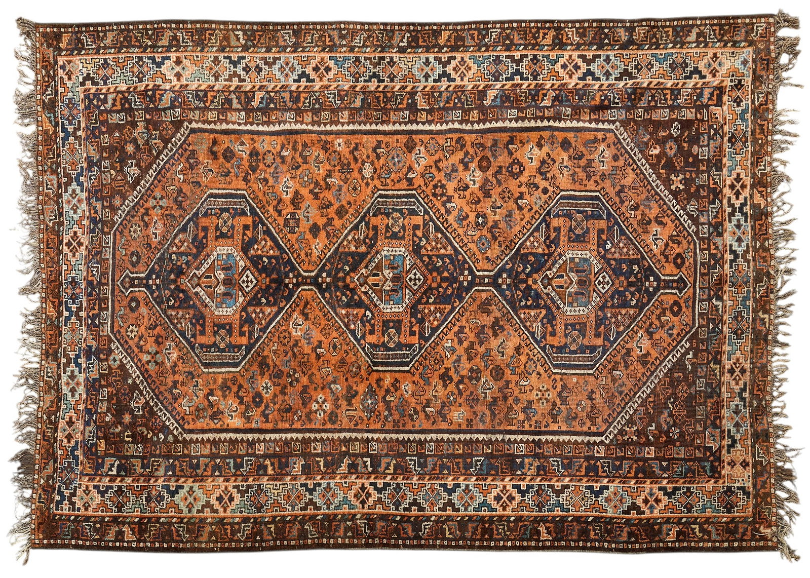 Hand-Knotted Tribal Rug, 10 ft. 4 in. x 6 ft. 11 in. (1 of 3)