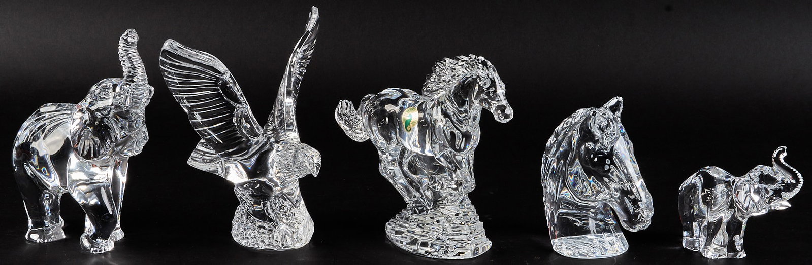 (5) Waterford Crystal Animal Figurines (1 of 7)