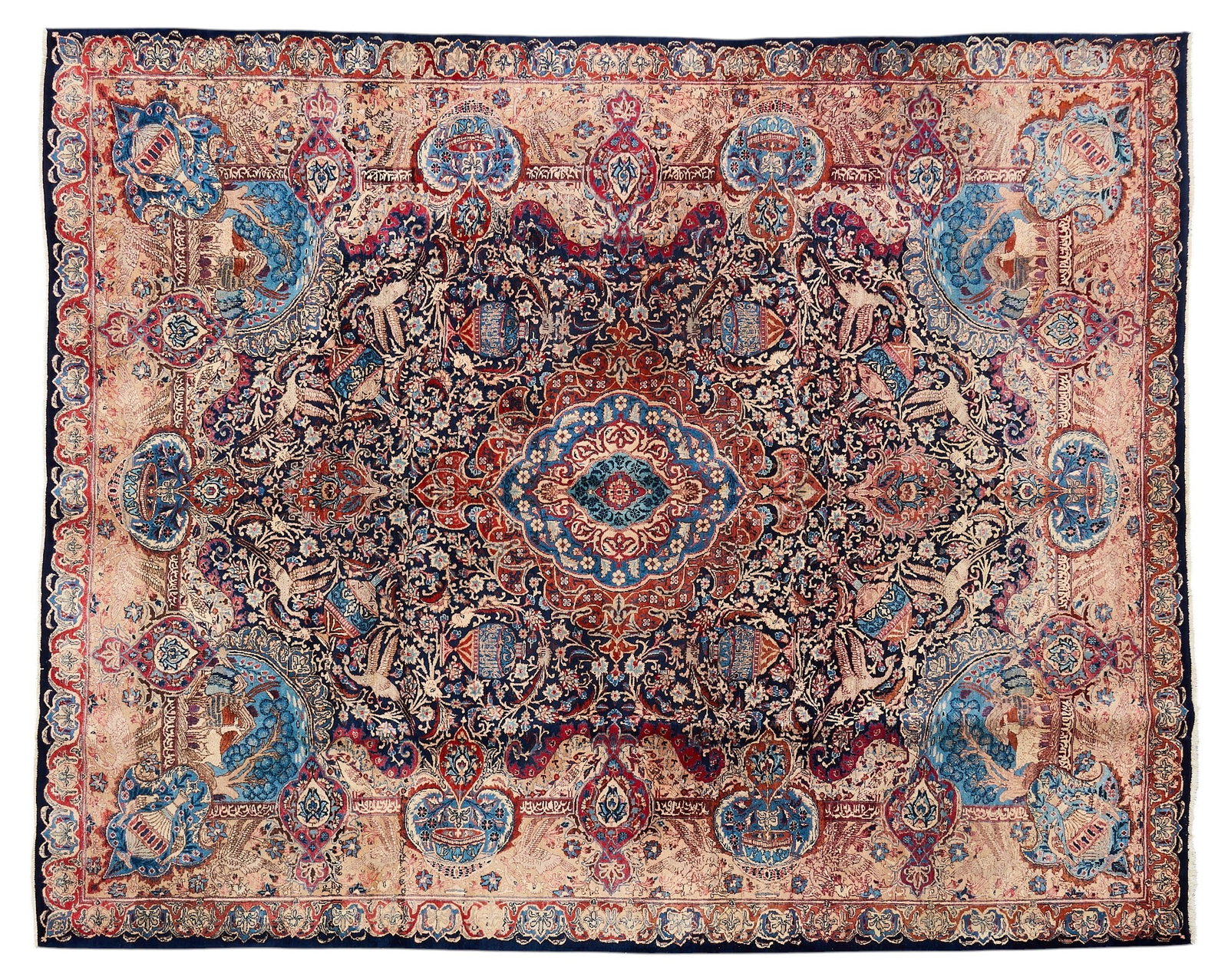 Hand-Knotted Estate Rug, 12 ft. 5 in. x 9 ft. 11 in.: Hand-knotted estate rug 12 ft. 5 in. x 9 ft. 11 in. Provenance: Property from a home in San Antonio, TX