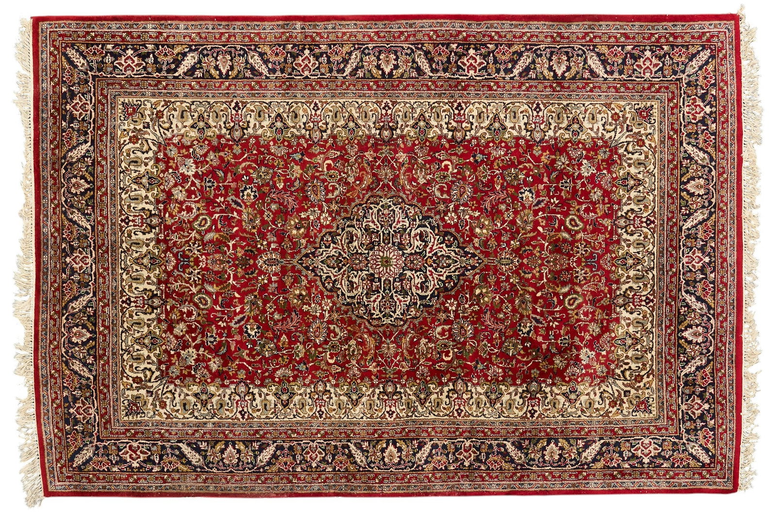Hand-Knotted Kashan Rug, 8 ft.6 in. x 5 ft. 4 in. (1 of 3)