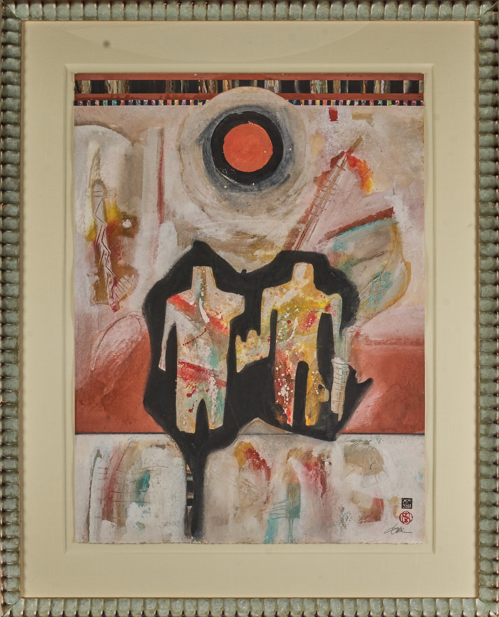 Abstract Mixed Media Work - 2