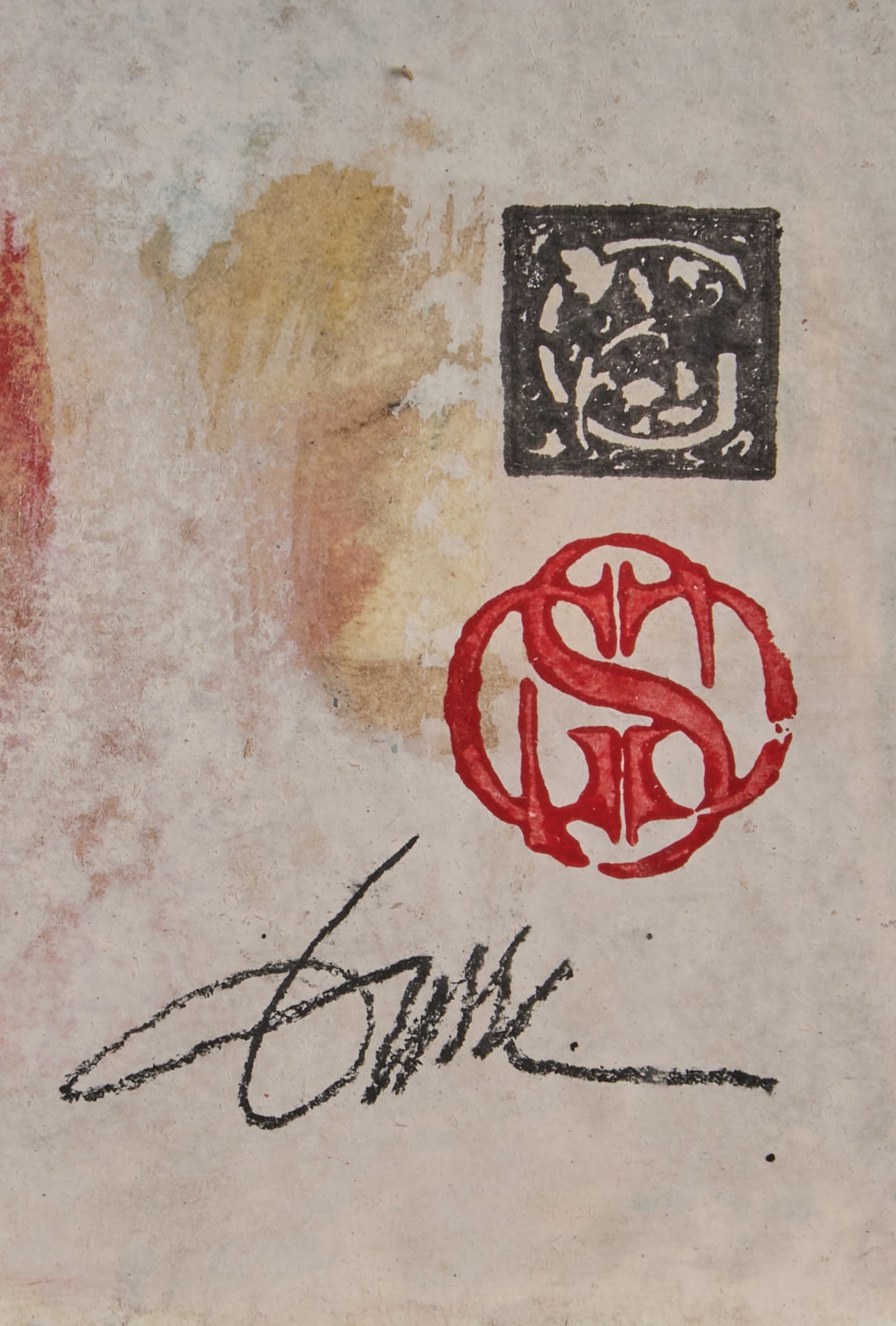 Abstract Mixed Media Work - 3