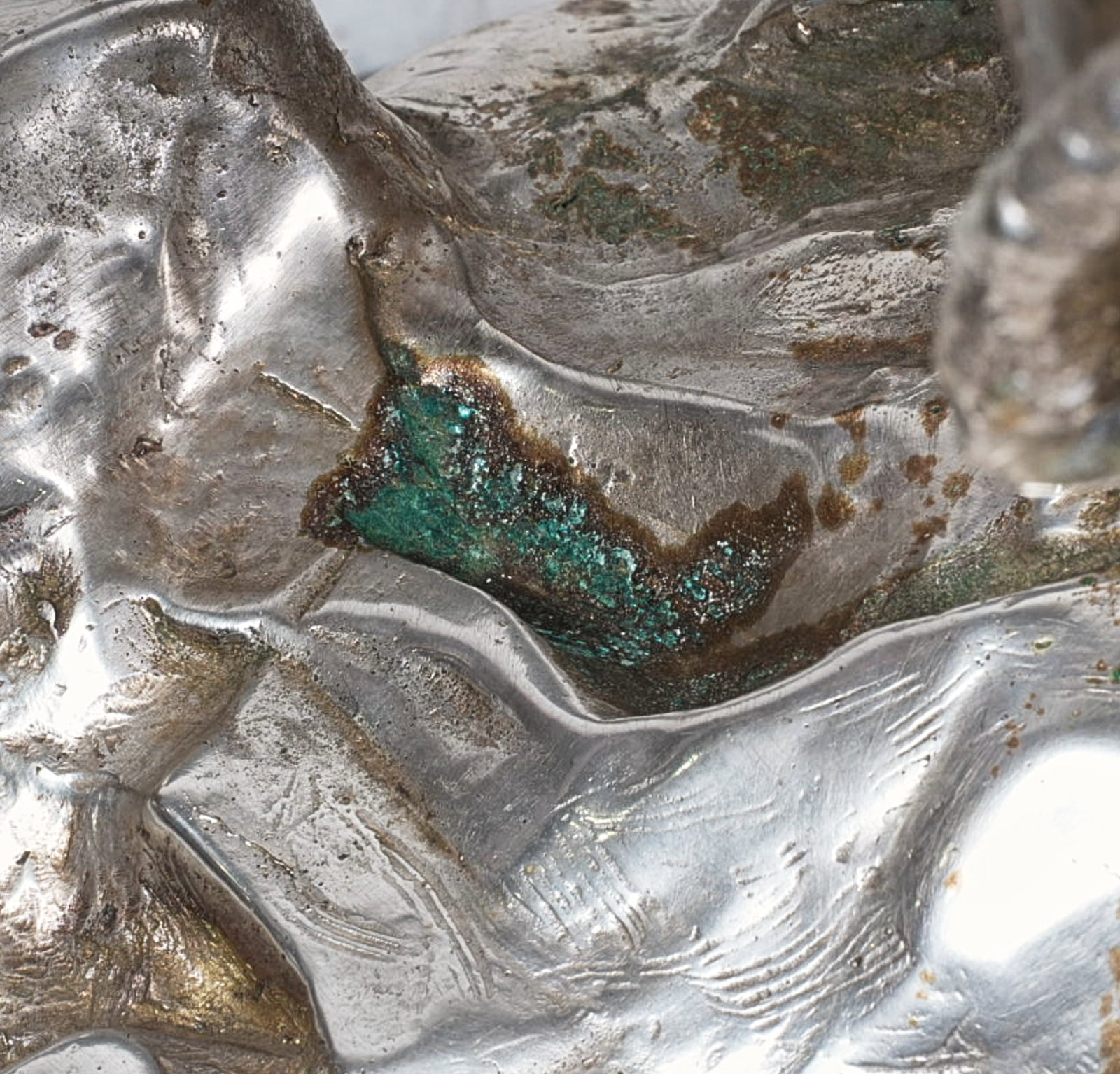 Large Silver Finish Eagle - 4