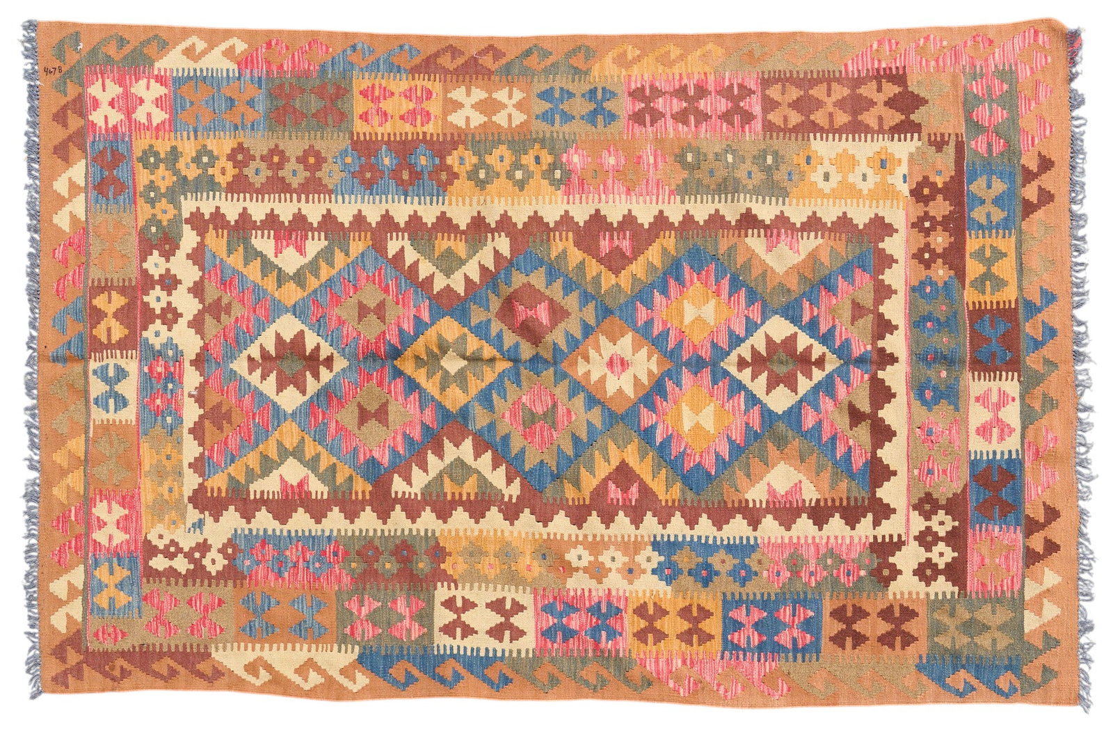 Hand-Woven Kilim Rug, 8 ft. 3 in. x 5 ft. 3 in. (1 of 3)