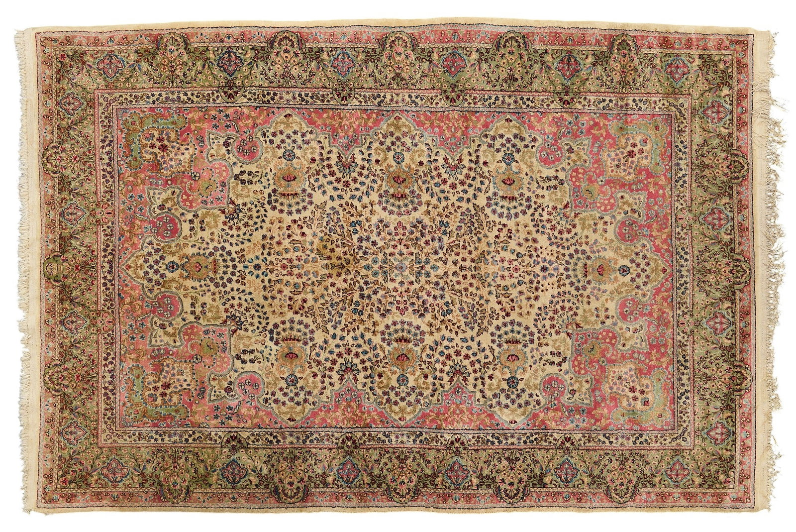 Hand-Knotted Persian Style Rug, 9 ft. 1 in. x 5 ft. 10 in.: Hand-knotted Persian style rug 9 ft. 1 in. x 5 ft. 10 in. Provenance: Property from a home in San Antonio, TX