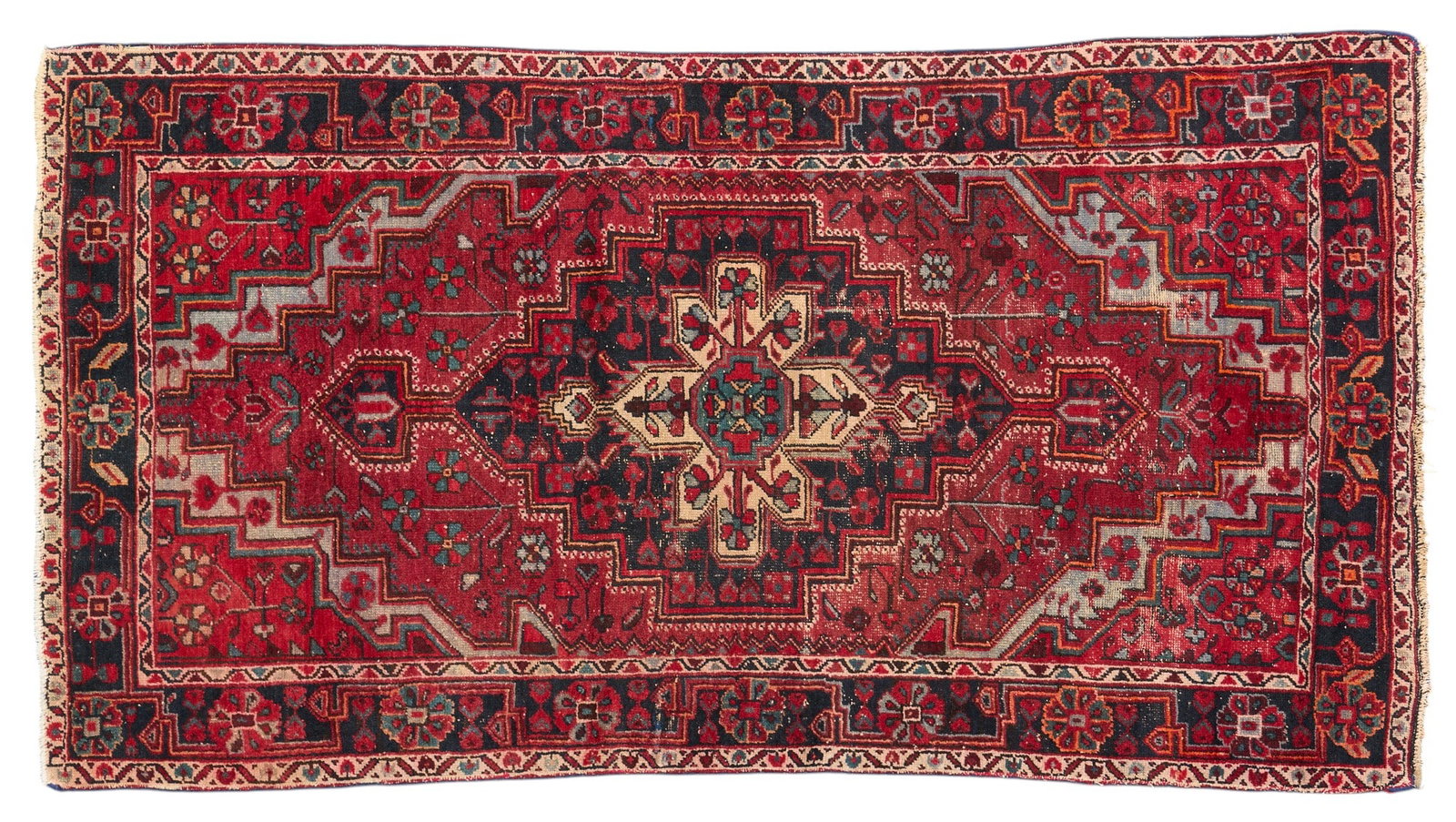 Hand-Knotted Persian Heriz Rug, 7 ft. 2 in. x 4 ft. 2 in. (1 of 3)