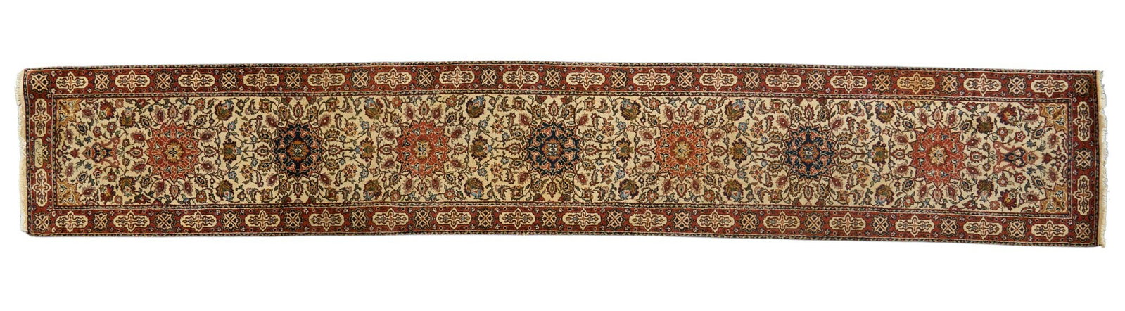 Rug Runner, 16 ft. 5 in. x 2 ft. 8 in.: Rug runner 16 ft. 5 in. x 2 ft. 8 in. Provenance: Property from a home in San Antonio, TX