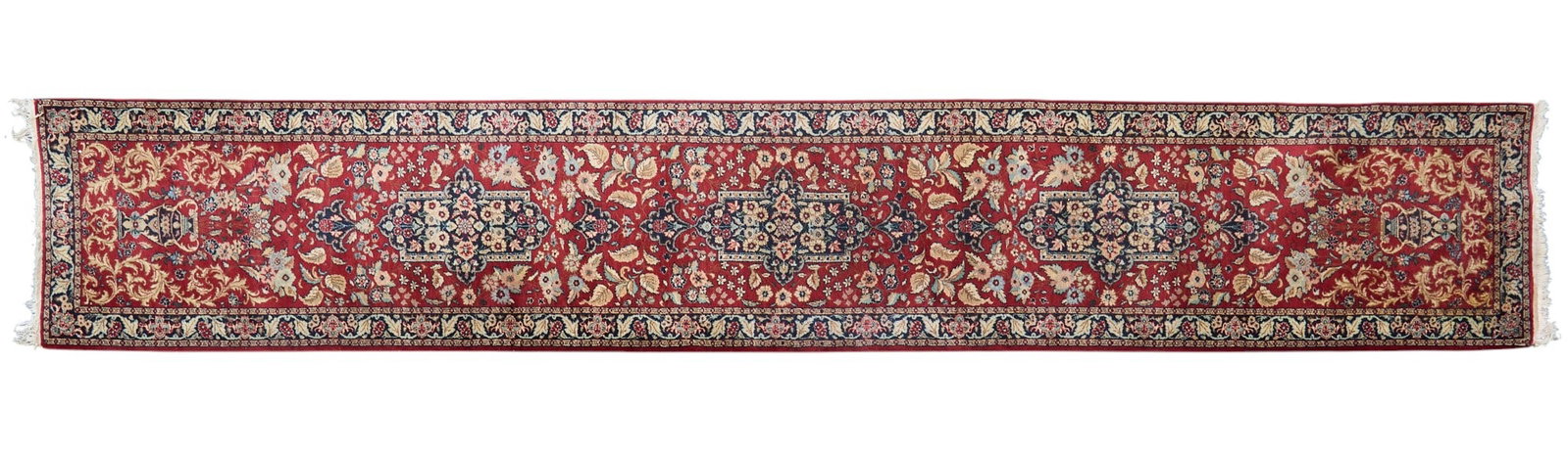 Hand-Knotted Rug Runner, 15 ft. 11 in. x 2 ft. 7 in.: Rug runner 15 ft. 11 in. x 2 ft. 7 in. 
