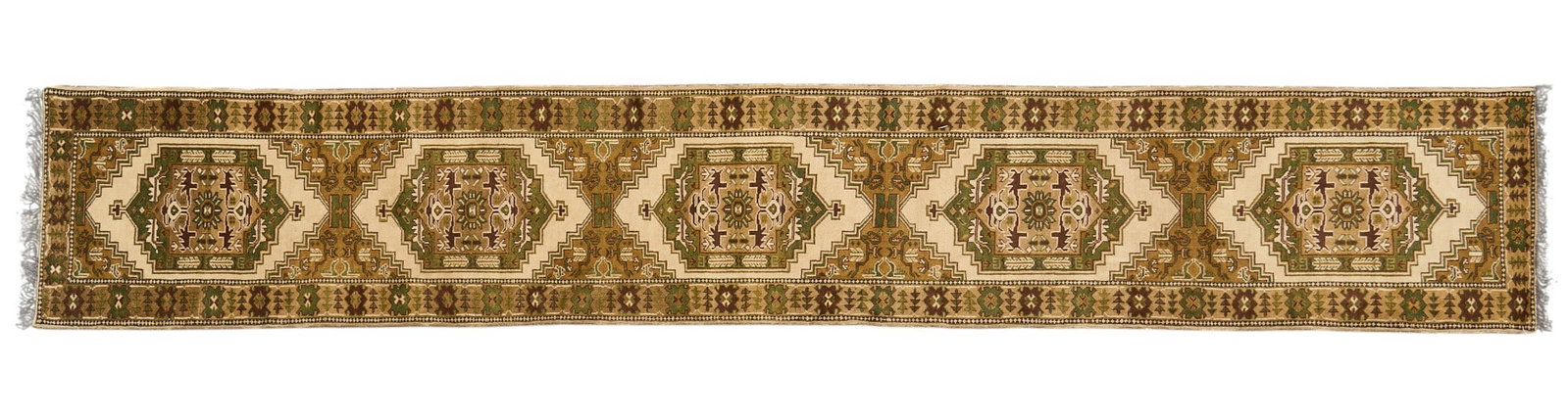 Rug Runner, 12 ft. 10 in. x 2 ft. 1 in.: Rug runner 12 ft. 10 in. x 2 ft. 1 in. Provenance: Property from a home in Houston, Texas 