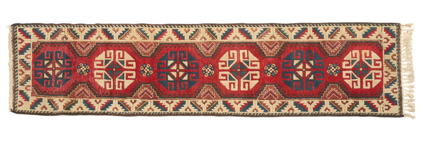Hand-Knotted Rug Runner, 9 ft. 7 in. x 2 ft. 3 in. (1 of 3)