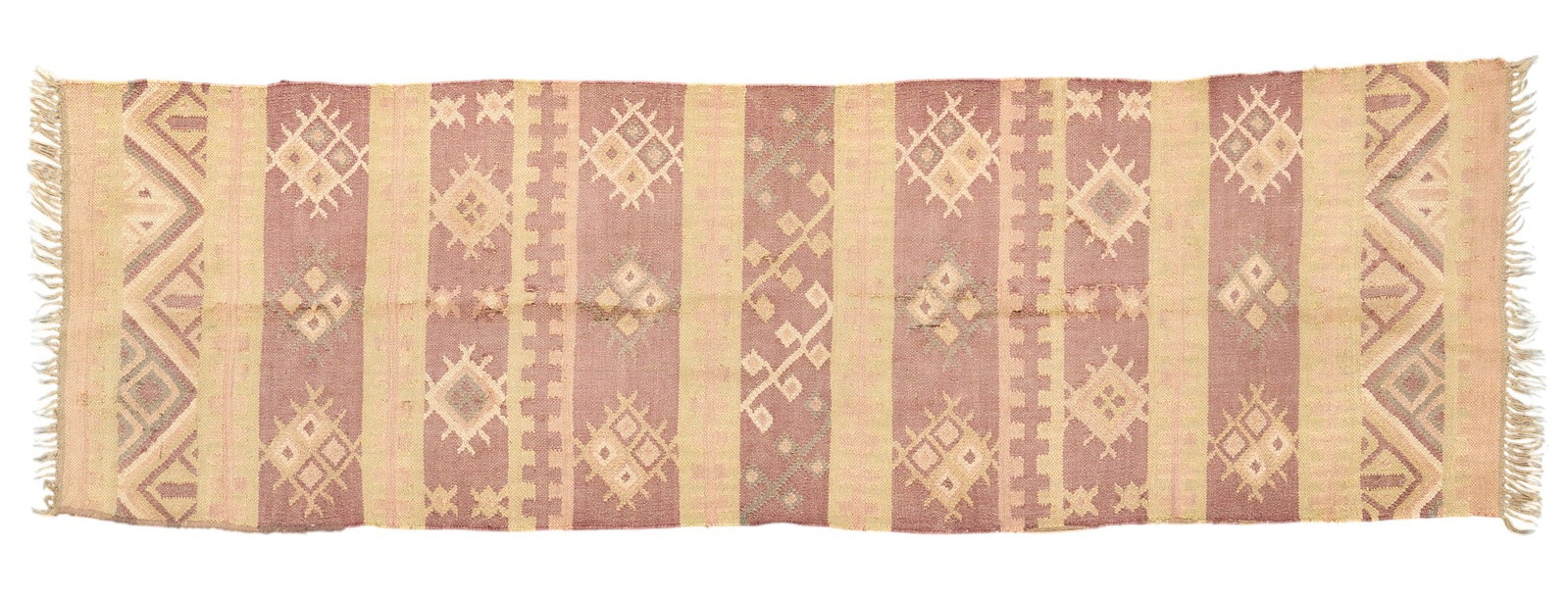 Turkish Kilim Rug Runner, 8 ft. x 2 ft. 5 in.: Turkish Kilim rug runner 8 ft. x 2 ft. 5 in. Provenance: Property from a home in Houston, Texas 
