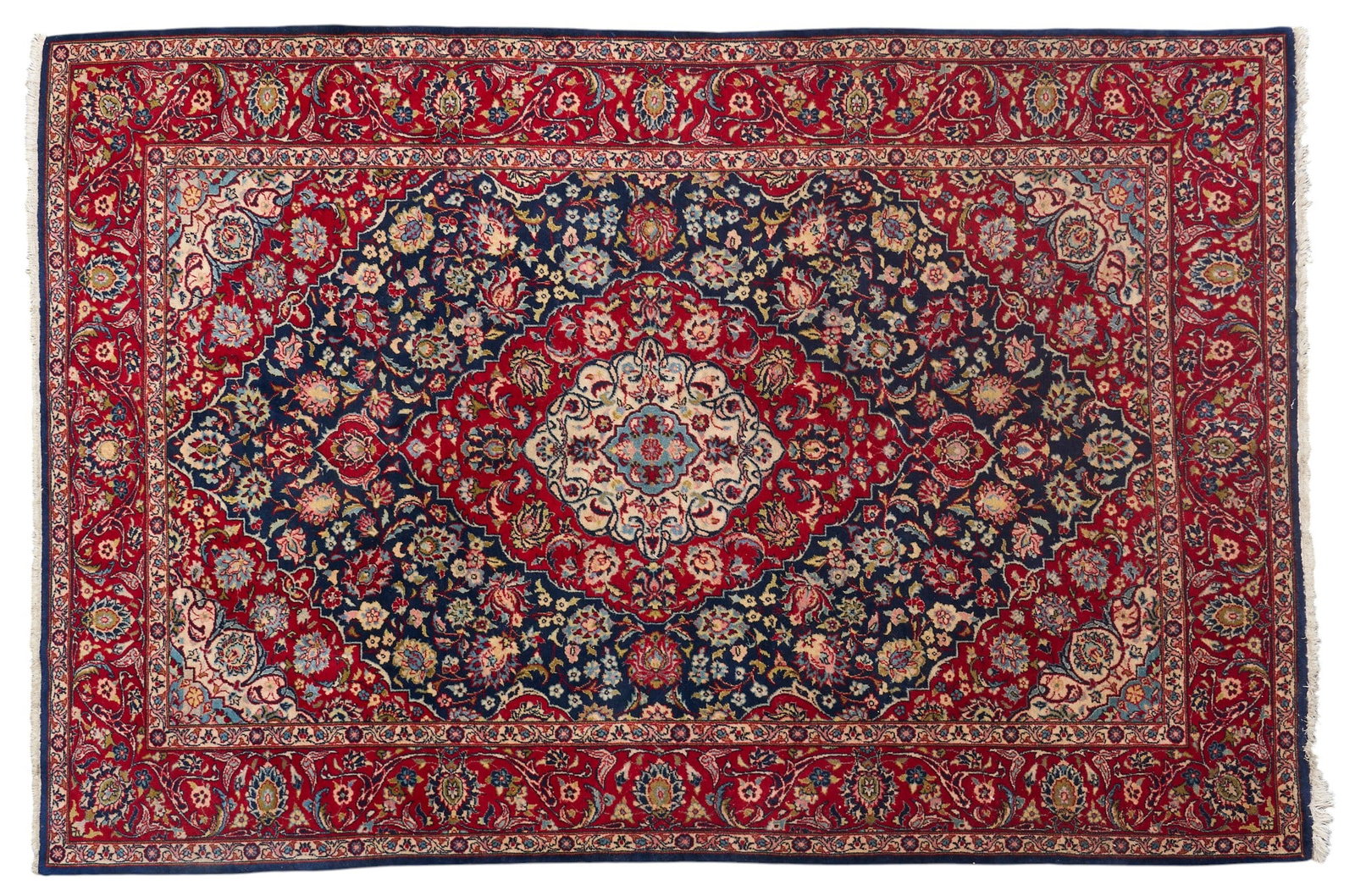 Hand-Knotted Oriental Style Rug, 9 ft. 1 in. x 6 ft. 2 in.: Hand-knotted Oriental style rug 9 ft. 1 in. x 6 ft. 2 in. 